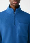 Джемпер Next QUARTER ZIP FIT, Blue - фото 4
