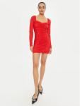 Коктейльное платье стандартного кроя Rotate, красный - фото 2
