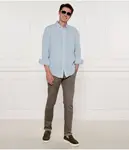 Элегантная льняная рубашка_6 Regular fit Boss Orange, синий - фото 2