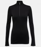 Украшенный водолазный свитер Prada, черный - фото