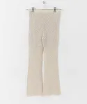 Сетчатые брюки-клеш Kbf, цвет Ivory - фото 9