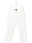 Прямые брюки Fay Kids, белый - фото