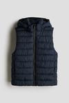 Стеганый жилет H&M, синий - фото