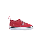 Кроссовки Authentic Elastic Lace Toddler Vans, красный - фото