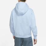 Толстовка Men's Nike Logo Embroidered Solid Color Fleece Lined Blue, синий - фото 4