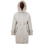 Пуховик женский бежевый Moncler - фото