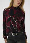 Блуза Kaffe AMBER SMOCK PRINTED, Windsor Wine Black Flower/Bordeaux - фото 4
