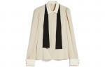 MaxMara Рубашка Women's Ecru Lapel Moderate Others - фото 3