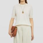 Футболка женская серая JIL SANDER, серый - фото 4