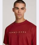 Футболка Tommy Jeans Regular Fit с короткими рукавами, красный - фото 3