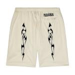 Шорты Pleasures Flame Mesh Shorts, белый - фото 2