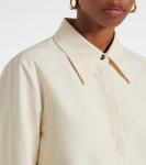 Платье миди из хлопка Jil Sander, Cornsilk - фото 4