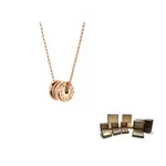 BVLGARI Ожерелье из розового золота 585 пробы B.Zero1 унисекс - фото