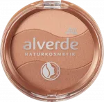 Бронзер alverde NATURKOSMETIK Bronzing Puder Trio, 9 g - фото