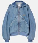 Джинсовый блузон The Attico, Sky Blue - фото