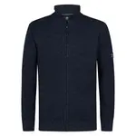 Свитер Petrol Industries M-3050-KWC285 full zip, синий - фото
