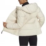 Куртка пуховая женская экрю Adidas - фото 5