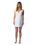 Стильное короткое платье Kocca, белый - фото
