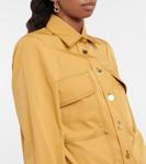 Хлопковая рубашка Stella McCartney, Mustard - фото 4