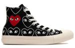 Кеды Converse Chuck Taylor All Star 70 Hi Comme Des Garcons PLAY All-Over Black - фото 2