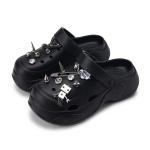 Универсальные кроксы для женщин XMISTUO, 3091-2 Хаки [Робот с шипами] - фото 6