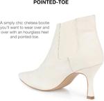Ботинки Journee Women's Comfort Foam Elitta Booties Journee Collection, Ivory - фото 3
