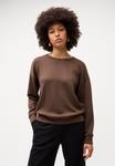 Толстовка MSCH Copenhagen Sweatshirt, Slate Black/Brown - фото 3