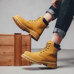 Мужские ботинки Cahhrrn X Martin Boot Men Beige Josiny - фото 19