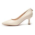 Туфли женские на высоком каблуке Aokang, бежевый - фото