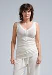 Топ Woollen Lacey Seamless Basic, кремовый - фото 5