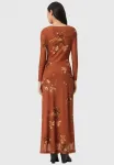 Платье макси Allsaints, Rust Brown - фото 2
