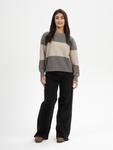 Свитер MELA Adah, серый/бежевый - фото 4
