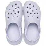 Унисекс сабо Classic Crush Clog Crocs, сиреневый/белый - фото 3