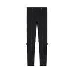 Брюки Courrèges Zipped Stretch Wool Pants Black, черный - фото