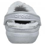 Клоги унисекс Crocs, серебро - фото 6