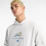 Толстовка new balance Cafe, Grey - фото 4