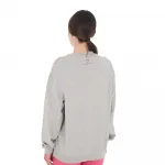 Толстовка Equestro Sponge Stitch Letter, серый - фото 2