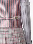 Клетчатый жилет Thom Browne, серый - фото 5