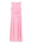 Платье миди с бантом NISSA, розовый - фото