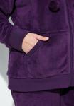 Худи Ulla Popken ZIP FRONT STRETCH , Aubergine/Purple - фото 5