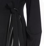 WEEKEND MaxMara Платье с длинными рукавами SS24 черное - фото 8