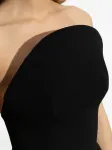 Платье с открытыми плечами Alaïa, черный - фото 5