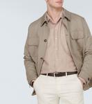 Андре льняная рубашка Loro Piana, Grain  Beige - фото 5