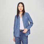 Lee Рубашка FW24 женская Medium Light Blue - фото 6