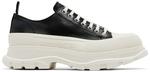 Кроссовки Alexander McQueen Tread Slick 'Black White', черный - фото