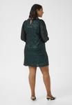 Платье Kaffe Curve KClaila Dress, Dark Green Sequin/Dark Green - фото 3