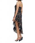 Платье без бретелей Pressed Petals Free Flow с черным цветочным принтом THIRD FORM - фото 2