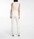 Хлопковая майка в рубчик WARDROBE.NYC, белый - фото 3