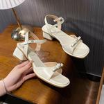 Женские сандалии One Strap Apricot TAFN, Apricot - фото 4