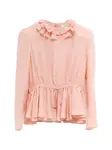 Блузка с оборками Chloe, розовый - фото